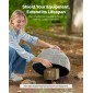 VEVOR Faux Rock Cover, Υπαίθριο κάλυμμα αντλίας ψεύτικου βράχου, ρεαλιστική φυσική υφή, ελαφρύ και ανθεκτικό στις καιρικές συνθήκες Τεχνητός ογκόλιθος από πολυρείνη για εξωραϊσμό Διακόσμηση αυλής κήπου, γκρι, μικρού μεγέθους