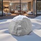 VEVOR Faux Rock Cover, Υπαίθριο κάλυμμα αντλίας ψεύτικου βράχου, ρεαλιστική φυσική υφή, ελαφρύ και ανθεκτικό στις καιρικές συνθήκες Τεχνητός ογκόλιθος από πολυρείνη για εξωραϊσμό Διακόσμηση αυλής κήπου, γκρι, μικρού μεγέθους
