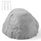 VEVOR Faux Rock Cover, Υπαίθριο κάλυμμα αντλίας ψεύτικου βράχου, ρεαλιστική φυσική υφή, ελαφρύ και ανθεκτικό στις καιρικές συνθήκες Τεχνητός ογκόλιθος από πολυρείνη για εξωραϊσμό Διακόσμηση αυλής κήπου, γκρι, μικρού μεγέθους