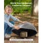 Κάλυμμα VEVOR Faux Rock, Υπαίθριο κάλυμμα αντλίας ψεύτικου βράχου, ρεαλιστική φυσική υφή, ελαφρύ και ανθεκτικό στις καιρικές συνθήκες τεχνητός ογκόλιθος για εξωραϊσμό Διακόσμηση αυλής κήπου, σκούρο γκρι, μεσαίου μεγέθους