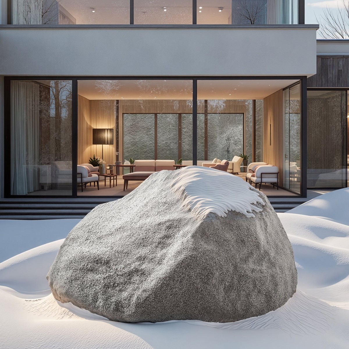Κάλυμμα VEVOR Faux Rock, Υπαίθριο κάλυμμα αντλίας ψεύτικου βράχου, ρεαλιστική φυσική υφή, ελαφρύ και ανθεκτικό στις καιρικές συνθήκες τεχνητός ογκόλιθος για εξωραϊσμό Διακόσμηση αυλής κήπου, σκούρο γκρι, μεσαίου μεγέθους