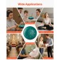 VEVOR Steel Tongue Drum, 16,5cm 11 Notes Rain Drum for Outside Garden, D Major Musical Drums with Music Book & Mallets, Percussion Instrument for Meditation Yoga Beginner Musical Education, Green