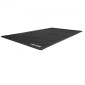 VEVOR Containment Mat, 2,4 x 4,9 m, αντιολισθητικό PVC πατάκι γκαράζ με καθαριστική σκούπα, ανθεκτική αδιάβροχη προστασία από χιόνι, βροχή και λάσπη για στάθμευση αυτοκινήτων, μαύρο