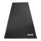 VEVOR Containment Mat, 2,4 x 4,9 m, αντιολισθητικό PVC πατάκι γκαράζ με καθαριστική σκούπα, ανθεκτική αδιάβροχη προστασία από χιόνι, βροχή και λάσπη για στάθμευση αυτοκινήτων, μαύρο