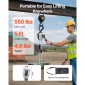 VEVOR Manual Lever Chain Hoist, 1/4T 250KG Capacity Heavy Duty Come Along, 1,5M Lift G80 Alloy Steel Chain with Dual Pawl Mechanical Brake, 360° Rotating Hog, for Warage Construction Garage