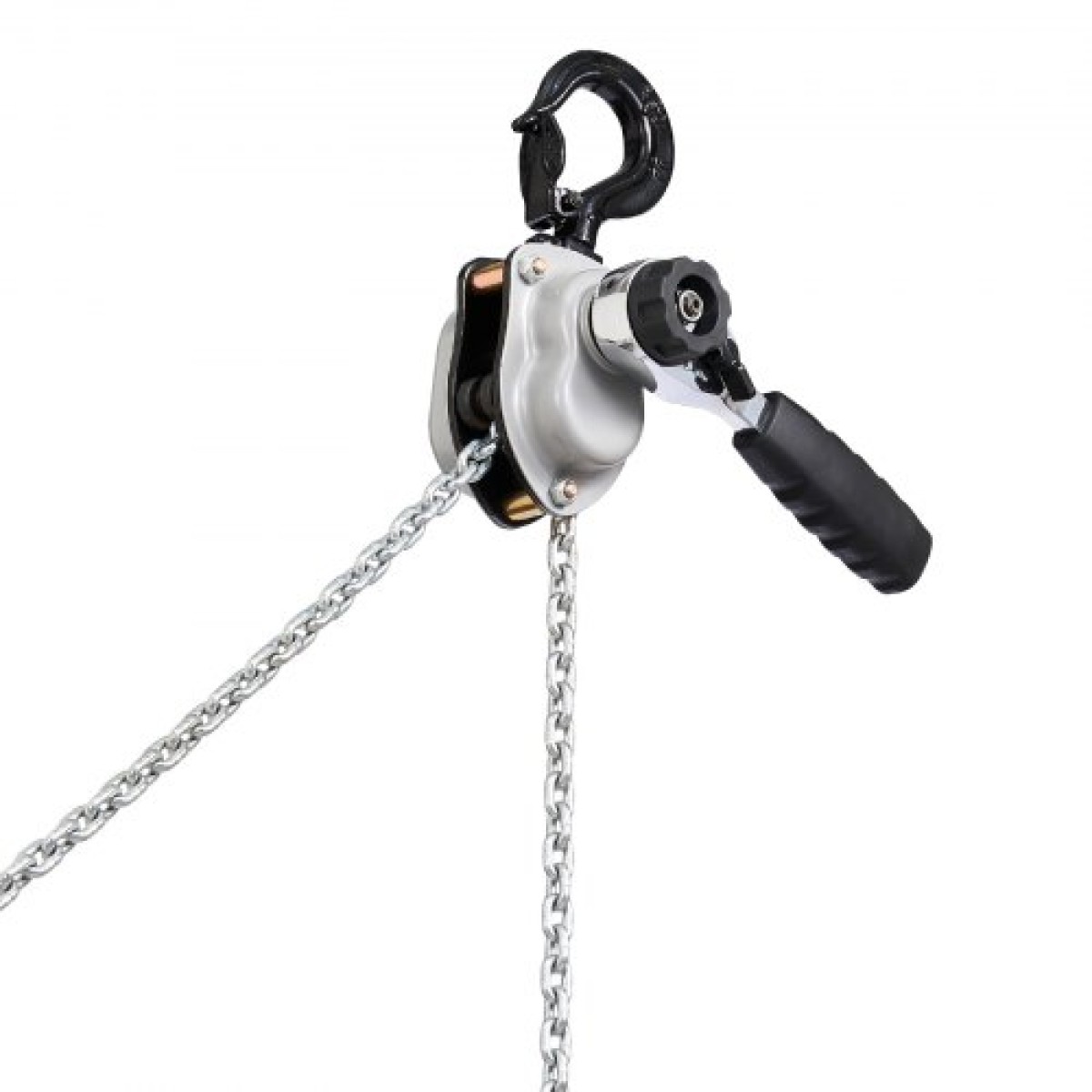 VEVOR Manual Lever Chain Hoist, 1/4T 250KG Capacity Heavy Duty Come Along, 1,5M Lift G80 Alloy Steel Chain with Dual Pawl Mechanical Brake, 360° Rotating Hog, for Warage Construction Garage