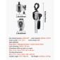 VEVOR Manual Lever Chain Hoist, 1/4T 250KG Capacity Heavy Duty Come Along, 1,5M Lift G80 Alloy Steel Chain with Dual Pawl Mechanical Brake, 360° Rotating Hog, for Warage Construction Garage