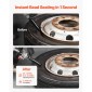 VEVOR Portable Tire Bead Seat, 2,1 Gal / 8 L Air Bead Blaster, Handheld Tire Inflator Tool, 87-116 PSI Operating Pressure, Trigger Seating Inflator for Car, Compact SUV, Light Truck, E-Bike, RV, ATV