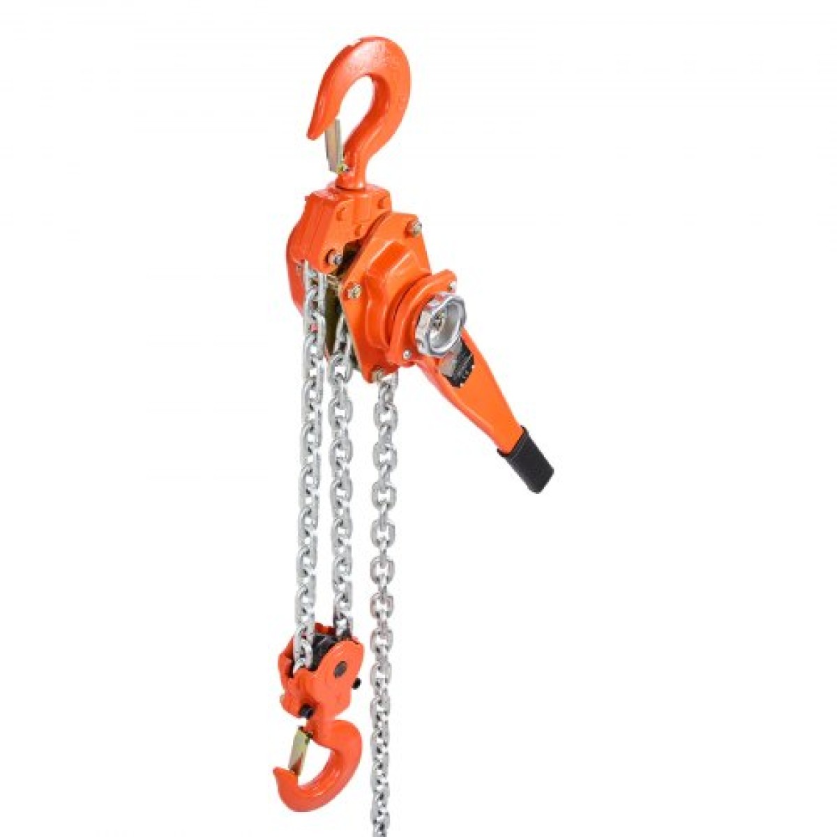 VEVOR Manual Lever Chain Hoist, 6T 6000KG Capacity Heavy Duty Come Along, 6M Lift G80 Alloy Steel Chain with Dual Pawl Mechanical Brake, 360° Rotating Hog, for Warage Construction Garage