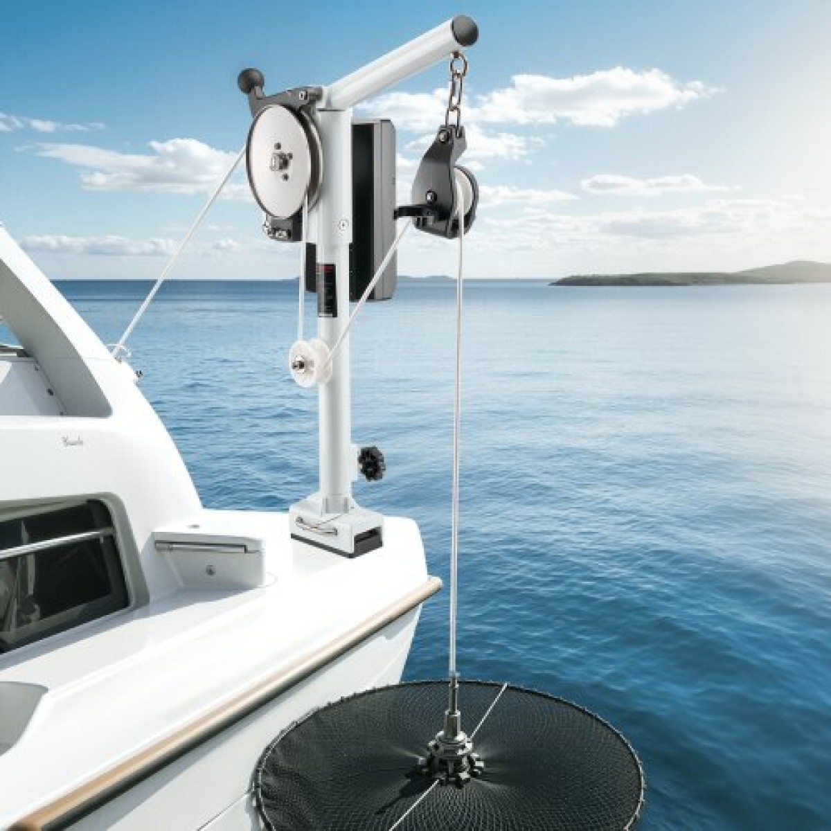 VEVOR Line Hauler Pot Puller, 12V DC 1200W, Line Hauler Winch Hold χωρητικότητας 90 kg ανύψωσης, Ταχύτητα γραμμής 35 m/min, 360° Περιστροφή & ανθεκτικό στη διάβρωση, Crab Pot Puller για παγίδες καβουριών, γαρίδων, αστακού
