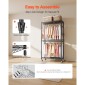 VEVOR Rolling Clothes Rack, Heavy Duty Clothing Rack, Racks 3 Ρυθμιζόμενες Επίπεδες με ανθρακούχο χάλυβα, 204 kg Χωρητικότητα φόρτωσης Ντουλάπα Ντουλάπα για Υπνοδωμάτιο, Κατάστημα ρούχων, Διάδρομος