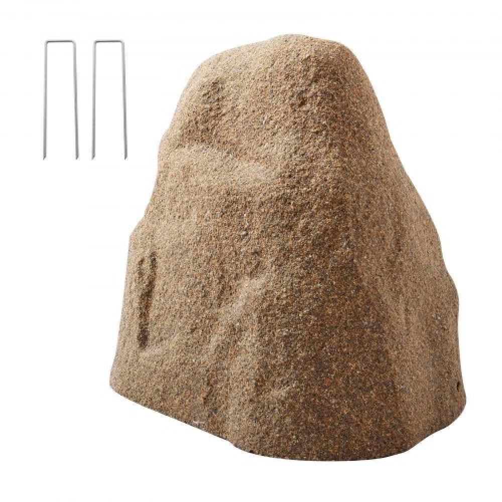 Κάλυμμα VEVOR Faux Rock, Υπαίθριο κάλυμμα αντλίας ψεύτικου βράχου, ρεαλιστική φυσική υφή, ελαφρύ και ανθεκτικό στις καιρικές συνθήκες τεχνητός ογκόλιθος για εξωραϊσμό Διακόσμηση αυλής κήπου, αμμώδης καφέ, μικρού μεγέθους