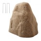 Κάλυμμα VEVOR Faux Rock, Υπαίθριο κάλυμμα αντλίας ψεύτικου βράχου, ρεαλιστική φυσική υφή, ελαφρύ και ανθεκτικό στις καιρικές συνθήκες τεχνητός ογκόλιθος για εξωραϊσμό Διακόσμηση αυλής κήπου, αμμώδης καφέ, μικρού μεγέθους
