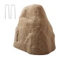 Κάλυμμα VEVOR Faux Rock, Υπαίθριο κάλυμμα αντλίας ψεύτικου βράχου, ρεαλιστική φυσική υφή, ελαφρύ και ανθεκτικό στις καιρικές συνθήκες τεχνητός ογκόλιθος για εξωραϊσμό Διακόσμηση αυλής κήπου, αμμώδης καφέ, μικρού μεγέθους