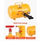 VEVOR Air Tire Bead Seat, 5 Gal / 18,9 L, Heavy Duty Tire Bead Blaster Tool, 87-116 PSI Πίεση λειτουργίας, φουσκωτό καθίσματος Air Trigger για Pickup, Truck, ATV, Jeep, Van, Lawn Tractor, RV, Yellow