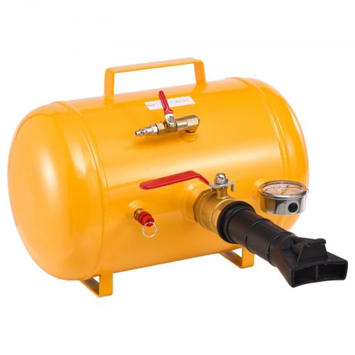 VEVOR Air Tire Bead Seat, 5 Gal / 18,9 L, Heavy Duty Tire Bead Blaster Tool, 87-116 PSI Πίεση λειτουργίας, φουσκωτό καθίσματος Air Trigger για Pickup, Truck, ATV, Jeep, Van, Lawn Tractor, RV, Yellow