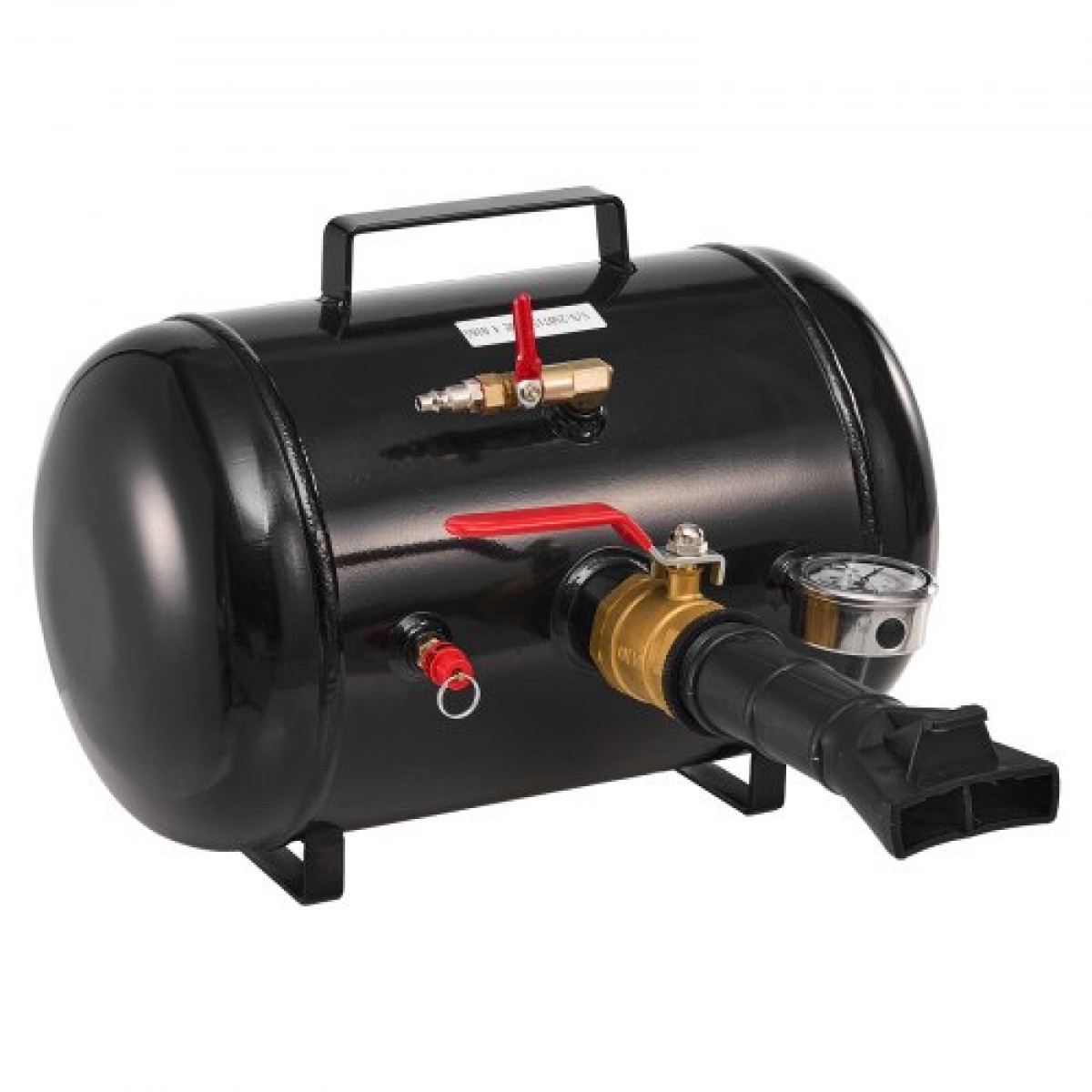 VEVOR Air Tire Bead Seat, 5 Gal / 18,9 L, Heavy Duty Tire Bead Blaster Tool, 87-116 PSI Operating Pressure, Air Trigger Seating Inflator for Pickup, Truck, ATV, Jeep, Van, Lawn Tractor, RV, Black