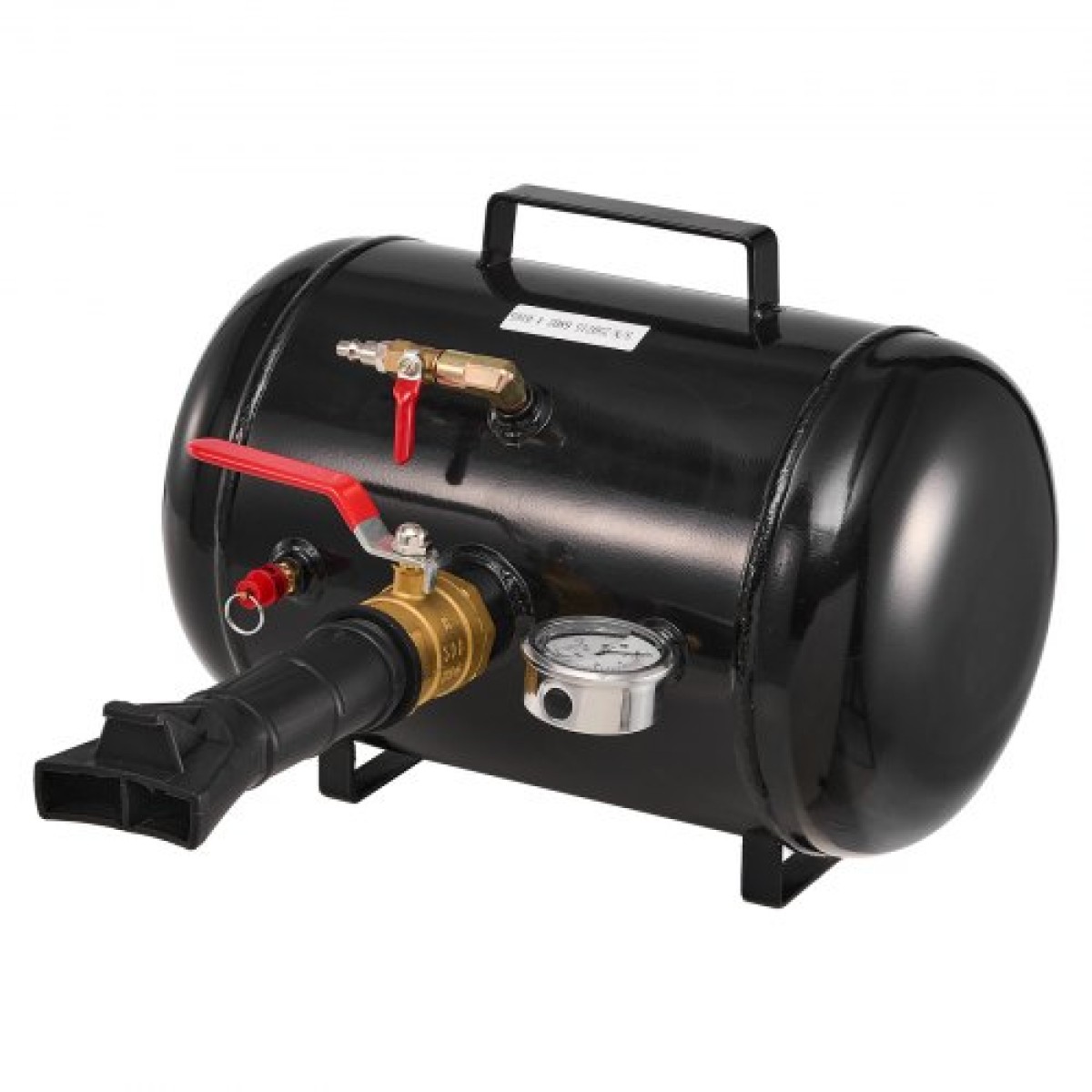 VEVOR Air Tire Bead Seat, 5 Gal / 18,9 L, Heavy Duty Tire Bead Blaster Tool, 87-116 PSI Operating Pressure, Air Trigger Seating Inflator for Pickup, Truck, ATV, Jeep, Van, Lawn Tractor, RV, Black