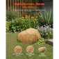 VEVOR Faux Rock Cover, Υπαίθριο κάλυμμα ψεύτικη αντλία βράχου, ρεαλιστική φυσική υφή, ελαφρύ και ανθεκτικό στις καιρικές συνθήκες τεχνητός ογκόλιθος για εξωραϊσμό Διακόσμηση αυλής κήπου, Sand Yellow, Μικρό μέγεθος