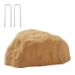 VEVOR Faux Rock Cover, Υπαίθριο κάλυμμα ψεύτικη αντλία βράχου, ρεαλιστική φυσική υφή, ελαφρύ και ανθεκτικό στις καιρικές συνθήκες τεχνητός ογκόλιθος για εξωραϊσμό Διακόσμηση αυλής κήπου, Sand Yellow, Μικρό μέγεθος