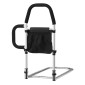 Ράγες κρεβατιού VEVOR για ηλικιωμένους, ράγες υποβοήθησης κρεβατιού με πλαϊνή λαβή και κουπαστή PU, ρυθμιζόμενο ύψος ανθρακονημάτινο μπαστούνι κομοδίνου, ράβδοι κρεβατιού για ηλικιωμένους και ασθενείς, ταιριάζει με king size, queen size, διπλό κρεβάτι