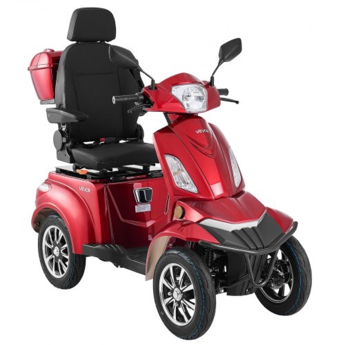 VEVOR Heavy Duty 4-Wheel Mobility Scooter για ηλικιωμένους και ενήλικες, χωρητικότητα 500 lbs, 35 KM 3-ταχύτητα μεγάλης εμβέλειας, 1000W παντός εδάφους ηλεκτρικό αναπηρικό σκούτερ αναψυχής, μέγιστη ικανότητα αναρρίχησης 20°
