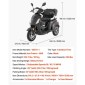 VEVOR Heavy Duty 3-Wheel Mobility Scooter για ηλικιωμένους και ενήλικες, χωρητικότητα 500 lbs, 35 KM 3-ταχύτητα μεγάλης εμβέλειας, 1000W παντός εδάφους ηλεκτρικό αναπηρικό σκούτερ αναψυχής, μέγιστη ικανότητα αναρρίχησης 20°