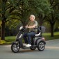 VEVOR Heavy Duty 3-Wheel Mobility Scooter για ηλικιωμένους και ενήλικες, χωρητικότητα 500 lbs, 35 KM 3-ταχύτητα μεγάλης εμβέλειας, 1000W παντός εδάφους ηλεκτρικό αναπηρικό σκούτερ αναψυχής, μέγιστη ικανότητα αναρρίχησης 20°