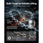 VEVOR Manual Lever Chain Hoist, 1-1/2T 1500KG Capacity Heavy Duty Come Along, 3M Lift G80 Alloy Steel Chain with Dual Pawl Mechanical Brake, 360° Rotating Hog, for Warage Construction Garage