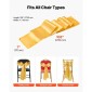 VEVOR Satin Chair Sashes Φιόγκοι, 100 τμχ. Κορδέλα καρέκλας, 7 x 108 ίντσες, χρυσή διακόσμηση δεξίωσης γάμου, για εκδηλώσεις γάμου Baby Shower Party Events Διακοσμητικό κάλυμμα καρέκλας δεξιώσεων