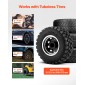 VEVOR Portable Tire Bead Seat, 2,6 Gal/10 L Air Bead Blaster, Handheld Tire Inflator Tool, 87-116 PSI Operating Pressure, Trigger Seating Inflator for Car, Compact SUV, Light Truck, E-Bike, RV, ATV