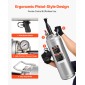 VEVOR Portable Tire Bead Seat, 2,6 Gal/10 L Air Bead Blaster, Handheld Tire Inflator Tool, 87-116 PSI Operating Pressure, Trigger Seating Inflator for Car, Compact SUV, Light Truck, E-Bike, RV, ATV