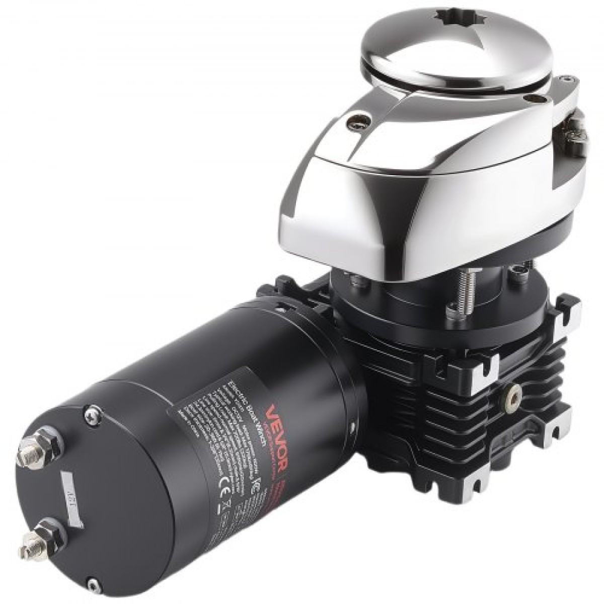 VEVOR Vertical Fishing Windlass, 12V DC 600W, Windlass Anchor Systems Κατάλληλο για 6,35 mm αλυσίδα ή νάιλον σχοινί 14,3 & 15,9 mm, Max Pull 320 kg, 316 Ανοξείδωτη κατασκευή, για σκάφη 6-11 m