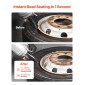 VEVOR Portable Tire Bead Seat, 3,2 Gal / 12 L Air Bead Blaster, Handheld Tire Inflator Tool, 87-116 PSI Operating Pressure, Trigger Seating Inflator for Car, Compact SUV, Light Truck, E-Bike, RV, ATV