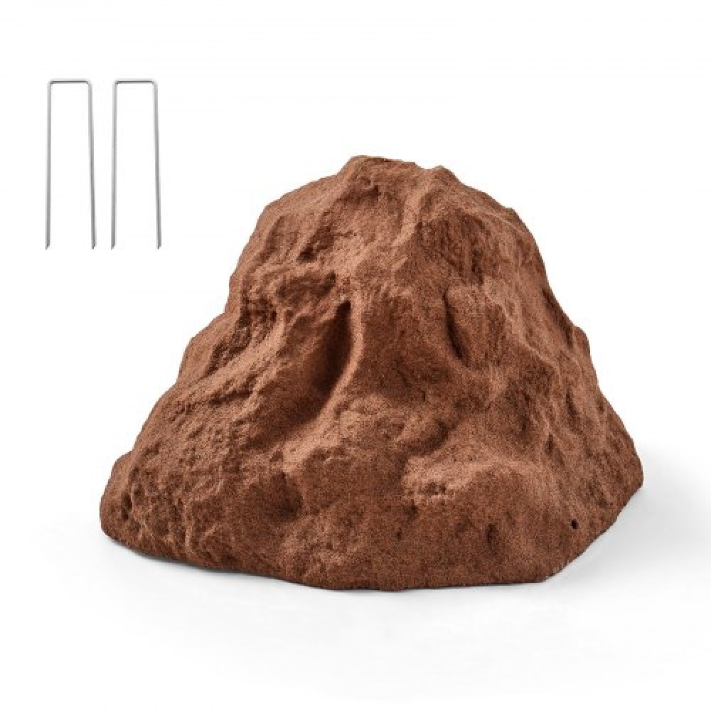 VEVOR Faux Rock Cover, Υπαίθριο κάλυμμα αντλίας ψεύτικου βράχου, ρεαλιστική φυσική υφή, ελαφρύ και ανθεκτικό στις καιρικές συνθήκες Τεχνητός ογκόλιθος από πολυρείνη για εξωραϊσμό Διακόσμηση αυλής κήπου, καφέ, μικρού μεγέθους