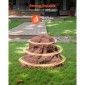 VEVOR Faux Rock Cover, Υπαίθριο κάλυμμα αντλίας ψεύτικου βράχου, ρεαλιστική φυσική υφή, ελαφρύ και ανθεκτικό στις καιρικές συνθήκες Τεχνητός ογκόλιθος από πολυρείνη για εξωραϊσμό Διακόσμηση αυλής κήπου, καφέ, μικρού μεγέθους