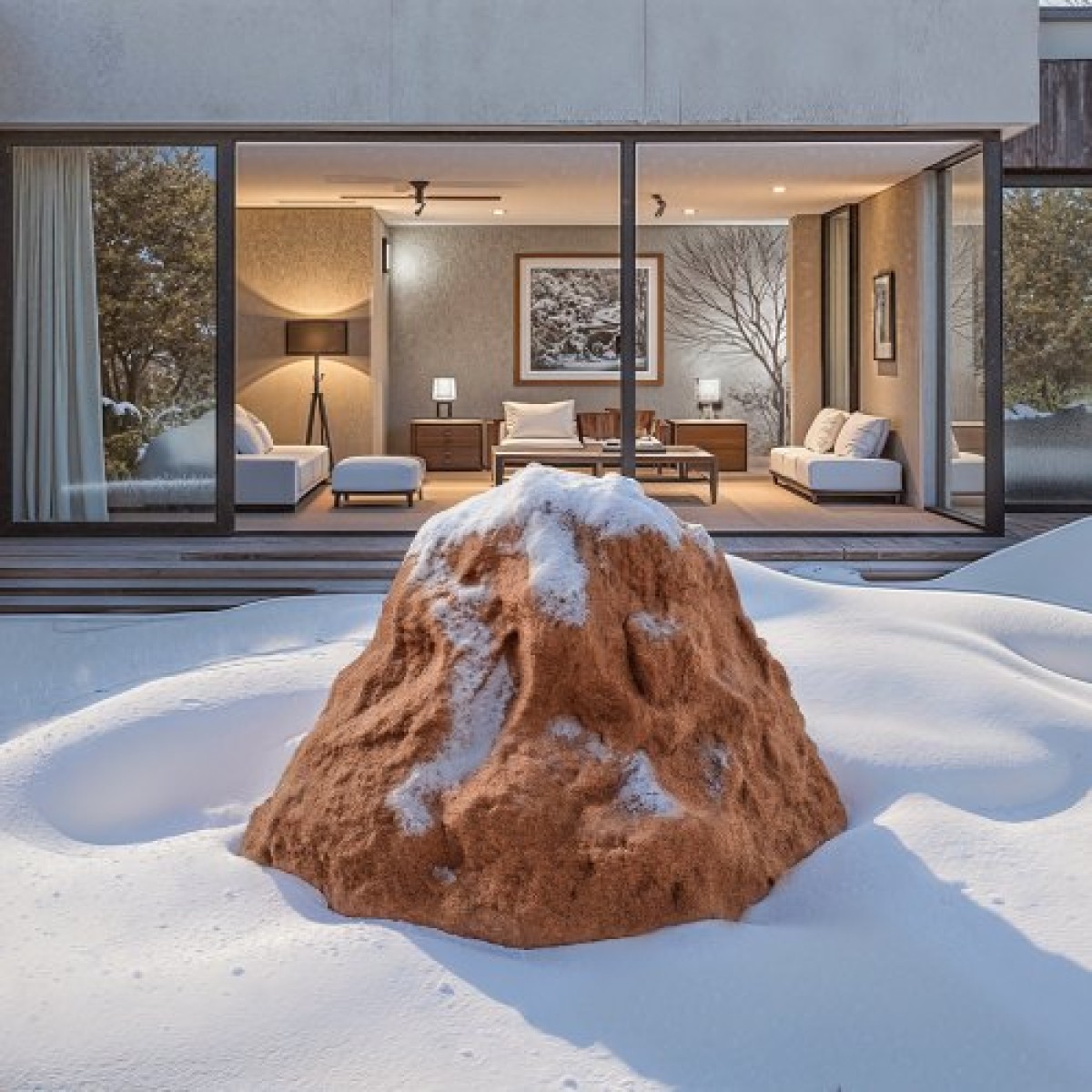 VEVOR Faux Rock Cover, Υπαίθριο κάλυμμα αντλίας ψεύτικου βράχου, ρεαλιστική φυσική υφή, ελαφρύ και ανθεκτικό στις καιρικές συνθήκες Τεχνητός ογκόλιθος από πολυρείνη για εξωραϊσμό Διακόσμηση αυλής κήπου, καφέ, μικρού μεγέθους