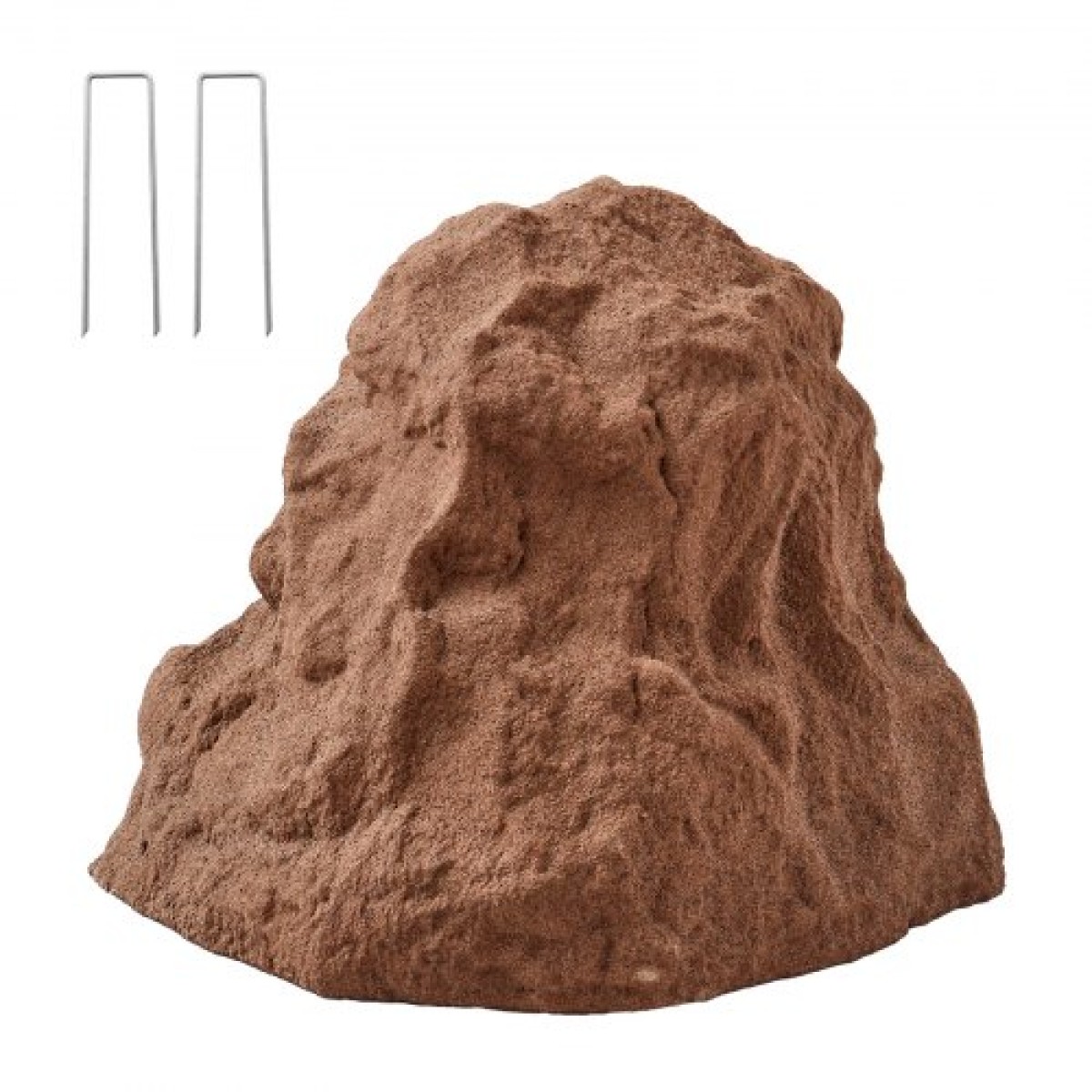 VEVOR Faux Rock Cover, Υπαίθριο κάλυμμα αντλίας ψεύτικου βράχου, ρεαλιστική φυσική υφή, ελαφρύ και ανθεκτικό στις καιρικές συνθήκες Τεχνητός ογκόλιθος από πολυρείνη για εξωραϊσμό Διακόσμηση αυλής κήπου, καφέ, μικρού μεγέθους