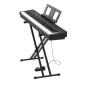 VEVOR Weighted Digital Piano, 88 Πλήκτρα Πλήρως Ζυγισμένο, Ηλεκτρικό Πιάνο Διπλό Πληκτρολόγιο & Ηχεία με X Stand, Sustain Pedal, Λειτουργία εγγραφής, 280 τόνους, Ασύρματη σύνδεση, για αρχάριους, Μαύρο