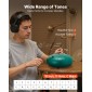 VEVOR Steel Tongue Drum, 25,4cm 11 Notes Rain Drum for Outside Garden, C Major Musical Drums with Music Book & Mallets, Percussion Instrument for Meditation Yoga Beginner Musical Education, Green