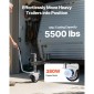 VEVOR Electric Trailer Dolly, 2,5 T Ρυμουλκούμενη ικανότητα, 380W 12V Μηχανοκίνητος τροχός Jockey με 7 m/min Ταχύτητα κίνησης, 31-63 cm Ρυθμιζόμενο ύψος σφιγκτήρα & 20,3 cm ελαστικό από καουτσούκ, Για κινούμενο τροχόσπιτο