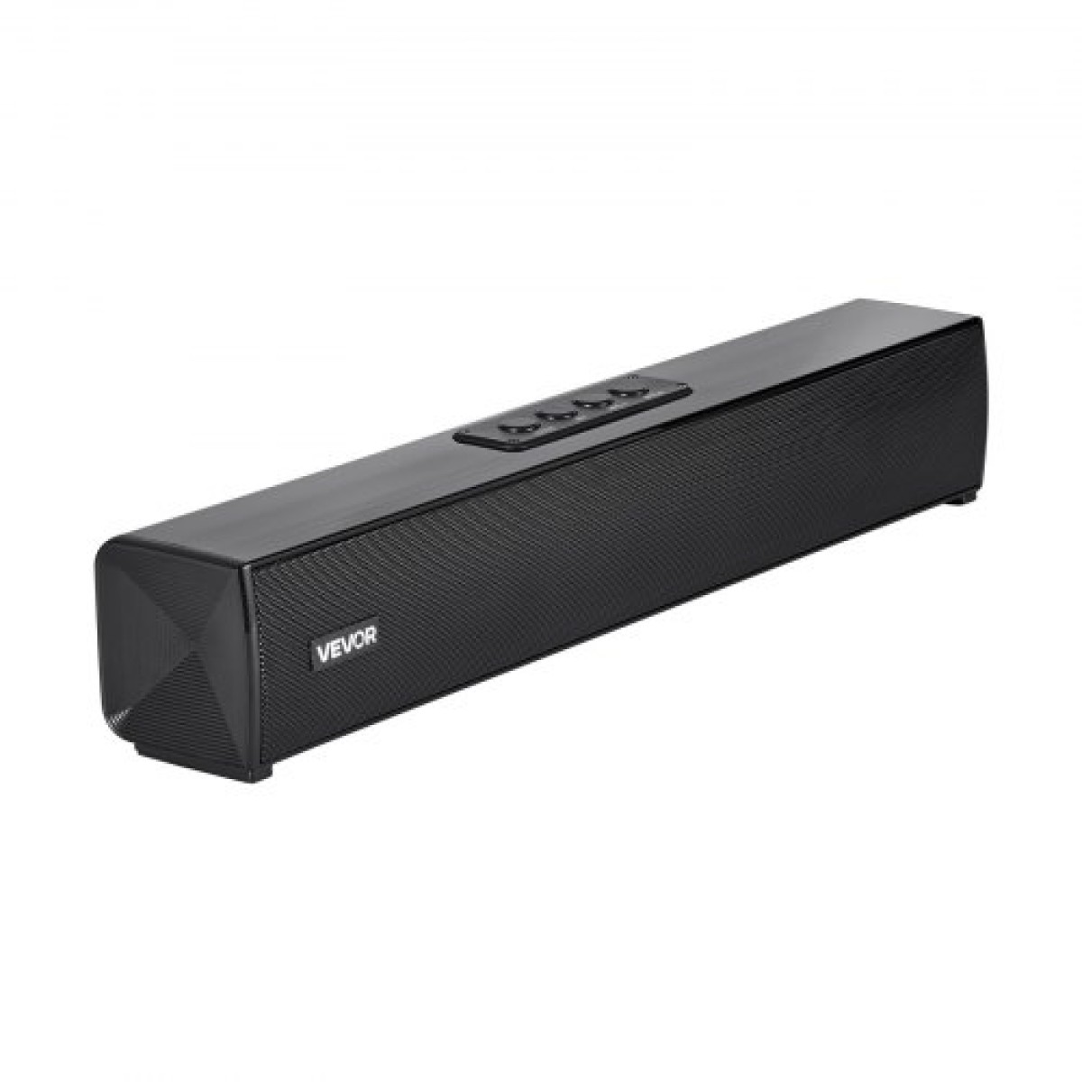 VEVOR Soundbar για Smart TV, 2.0 κανάλια, 450 mm Compact Soundbar Ηχεία τηλεόρασης για προβολέα, Σύνδεση Bluetooth AUX, Τηλεχειριστήριο, Εύκολη εγκατάσταση, Σύστημα ήχου Surround 80W για Ήχος Home Theatre Η/Υ