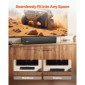 VEVOR Soundbar για Smart TV, 2.0 κανάλια, 450 mm Compact Soundbar Ηχεία τηλεόρασης για προβολέα, Σύνδεση Bluetooth AUX, Τηλεχειριστήριο, Εύκολη εγκατάσταση, Σύστημα ήχου Surround 80W για Ήχος Home Theatre Η/Υ