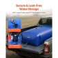 VEVOR Water Storage Bladder 1000L Μεγάλης χωρητικότητας σακούλα νερού, φορητό και πτυσσόμενο δοχείο μαλακών νερών, στεγανό και ανθεκτικό στο σχίσιμο δοχείο αποθήκευσης νερού έκτακτης ανάγκης PVC για RV Truck & σε εξωτερικούς χώρους