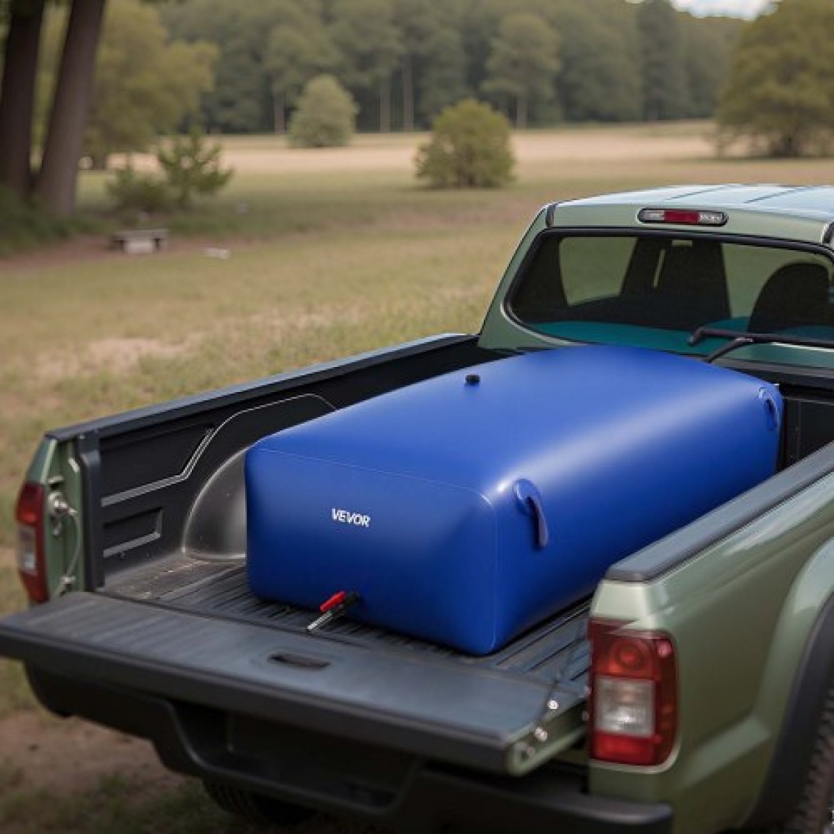 VEVOR Water Storage Bladder 1000L Μεγάλης χωρητικότητας σακούλα νερού, φορητό και πτυσσόμενο δοχείο μαλακών νερών, στεγανό και ανθεκτικό στο σχίσιμο δοχείο αποθήκευσης νερού έκτακτης ανάγκης PVC για RV Truck & σε εξωτερικούς χώρους