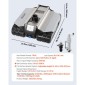VEVOR Electric Trailer Mover, 4082 kg Μέγιστη ικανότητα ρυμούλκησης, Τηλεκατευθυνόμενος μεταφορέας τρέιλερ με ασύρματη εμβέλεια 100 m, Μηχανοκίνητο κιτ τρόλεϊ τροχόσπιτου ταιριάζει για Camper RV Caravan Boat Trailer Jack