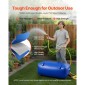 VEVOR Water Storage Bladder 113L Μεγάλης χωρητικότητας τσάντα νερού, φορητό και πτυσσόμενο δοχείο μαλακών νερών, στεγανό και ανθεκτικό στο σχίσιμο PVC δοχείο αποθήκευσης νερού έκτακτης ανάγκης για RV Truck & Υπαίθρια χρήση