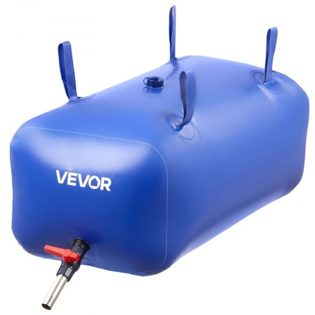 VEVOR Water Storage Bladder 113L Μεγάλης χωρητικότητας τσάντα νερού, φορητό και πτυσσόμενο δοχείο μαλακών νερών, στεγανό και ανθεκτικό στο σχίσιμο PVC δοχείο αποθήκευσης νερού έκτακτης ανάγκης για RV Truck & Υπαίθρια χρήση
