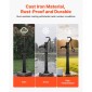 Αντλία VEVOR Well Hand Pitcher Pump, Max Lift 20 ft, Χειροκίνητη Αντλία Νερού από Αντίκες Χυτοσίδηρο με Βάση Ανύψωσης, NPT 1-1/4 σε σύνδεση, Εύκολη εγκατάσταση, για εξωτερικό κήπο, λίμνη, αυλή, αγρόκτημα, μαύρο