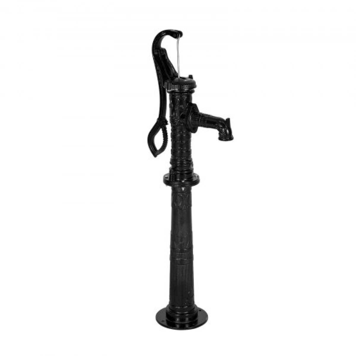 Αντλία VEVOR Well Hand Pitcher Pump, Max Lift 20 ft, Χειροκίνητη Αντλία Νερού από Αντίκες Χυτοσίδηρο με Βάση Ανύψωσης, NPT 1-1/4 σε σύνδεση, Εύκολη εγκατάσταση, για εξωτερικό κήπο, λίμνη, αυλή, αγρόκτημα, μαύρο
